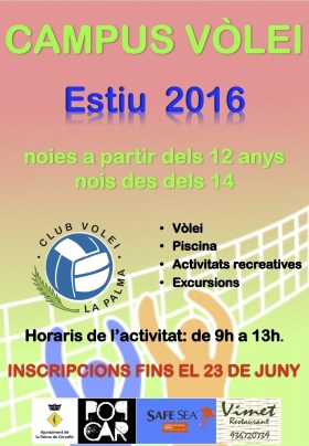 CAMPUS VÒLEI 2016 - Club Volei La Palma