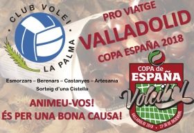 ACTIVITATS PER VIATGE "COPA ESPAÑA" VALLADOLID 2018 - Club Volei La Palma