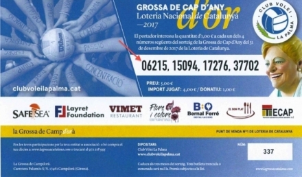 INFORMACIÓ "LA GROSSA DE CAP D'ANY" - Club Volei La Palma