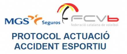 PROTOCOL EN CAS D'ACCIDENT ESPORTIU - Club Volei La Palma