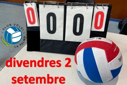 JA QUEDA POC PER INICIAR ELS ENTRENAMENTS ... 🏐⏰🏐⏰🏐 - Club Volei La Palma