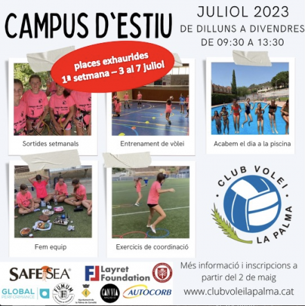 🏐⛱️🏐⛱️🏐 CAMPUS ESTIU 2023 🏐⛱️🏐⛱️🏐 - Club Volei La Palma