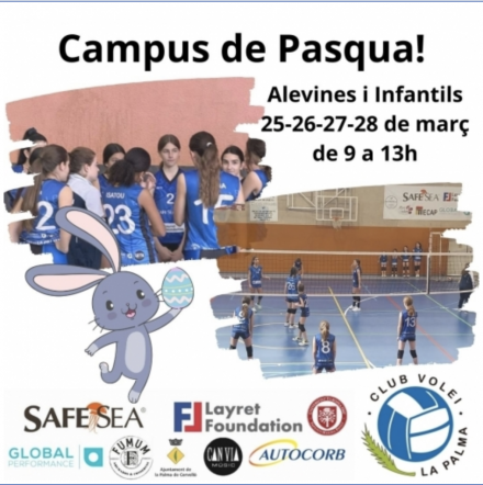 🐣🥚🥚🐣 CAMPUS 💙🖤 PASQUA 🐣🥚🥚🐣 - Club Volei La Palma