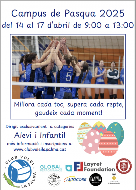 🐰🐣🏐🏐💙🖤 CAMPUS PASQUA 🖤💙🏐🏐🐣🐰 - Club Volei La Palma
