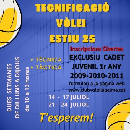 CAMPUS ESTIU - CADET - Club Volei La Palma