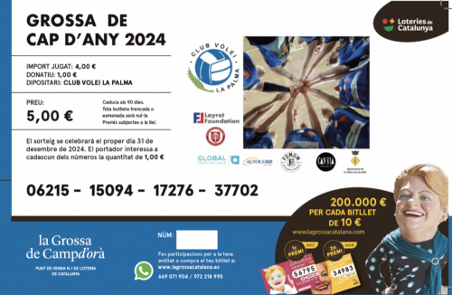 💙🖤 ... 📣📢🎄 JA LA TENIM AQUÍ ... LA GROSSA 2024 💙🖤 ... 📣📢🎄 - Club Volei La Palma