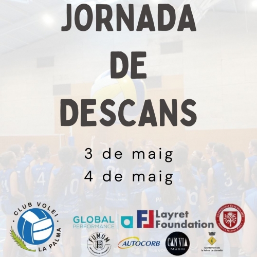 2a FASE - 03_04 MAIG  🏐💙🖤🏐  COMPETICIÓ - Club Volei La Palma