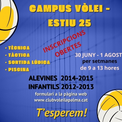 CAMPUS ESTIU - ALEVÍ + INFANTIL - Club Volei La Palma