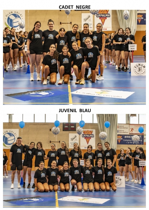 CADET NEGRE   🏐 🏐   JUVENIL BLAU - Club Volei La Palma