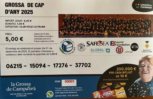 LA NOSTRA GROSSA 🏐💙🖤🏐 06215 ☘️ 15094 ☘️ 17276 ☘️ 37702 🏐💙🖤🏐 - Club Volei La Palma