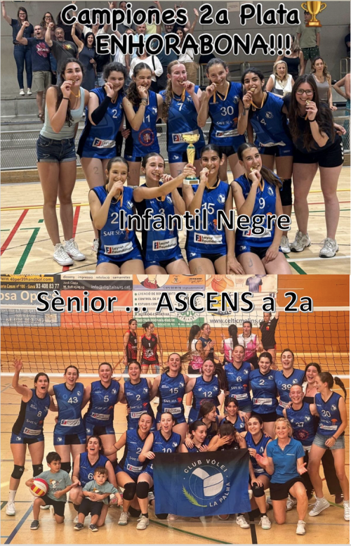 🏐🏐💪🏼💙🖤  FASES  FINALS  🏐🏐💪🏼💙🖤 - Club Volei La Palma