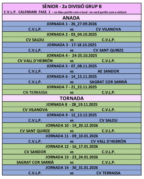 SÈNIOR  //  AMATEUR - Club Volei La Palma