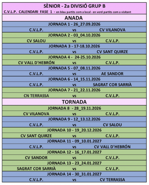 SÈNIOR  //  AMATEUR - Club Volei La Palma